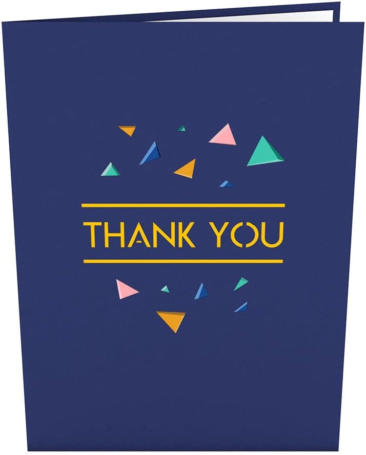 Lovepop Thank You Pop-Up Card 5" x 7" Confetti Card