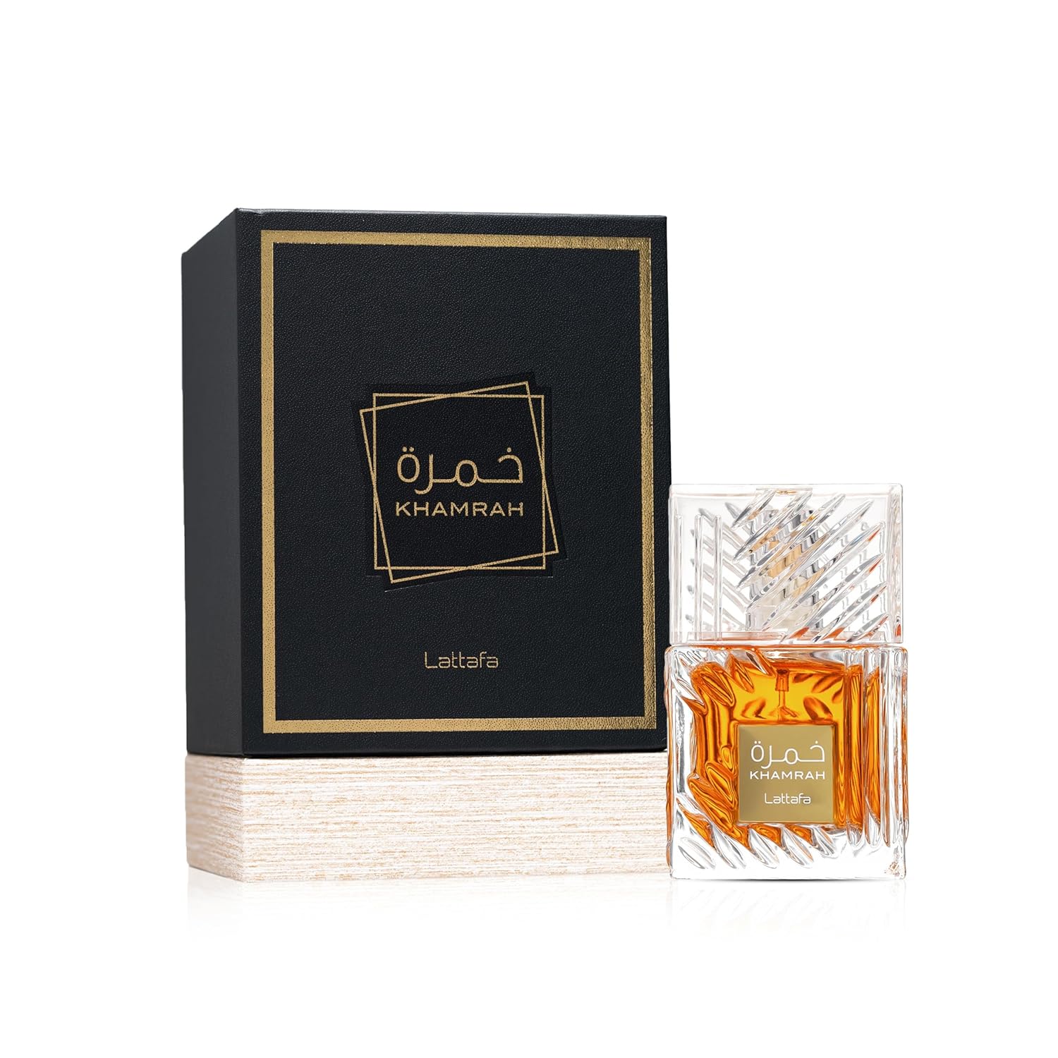 Lattafa Khamrah - Vanilla Eau de Parfum Long-Lasting Fragrance for Unisex, 3.40 Ounce / 100 ml